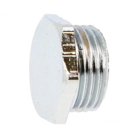 Mamelon égal laiton chromé à visser 3/8'' MF