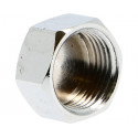Bouchon femelle en laiton réduit chromé à visser 3/4"