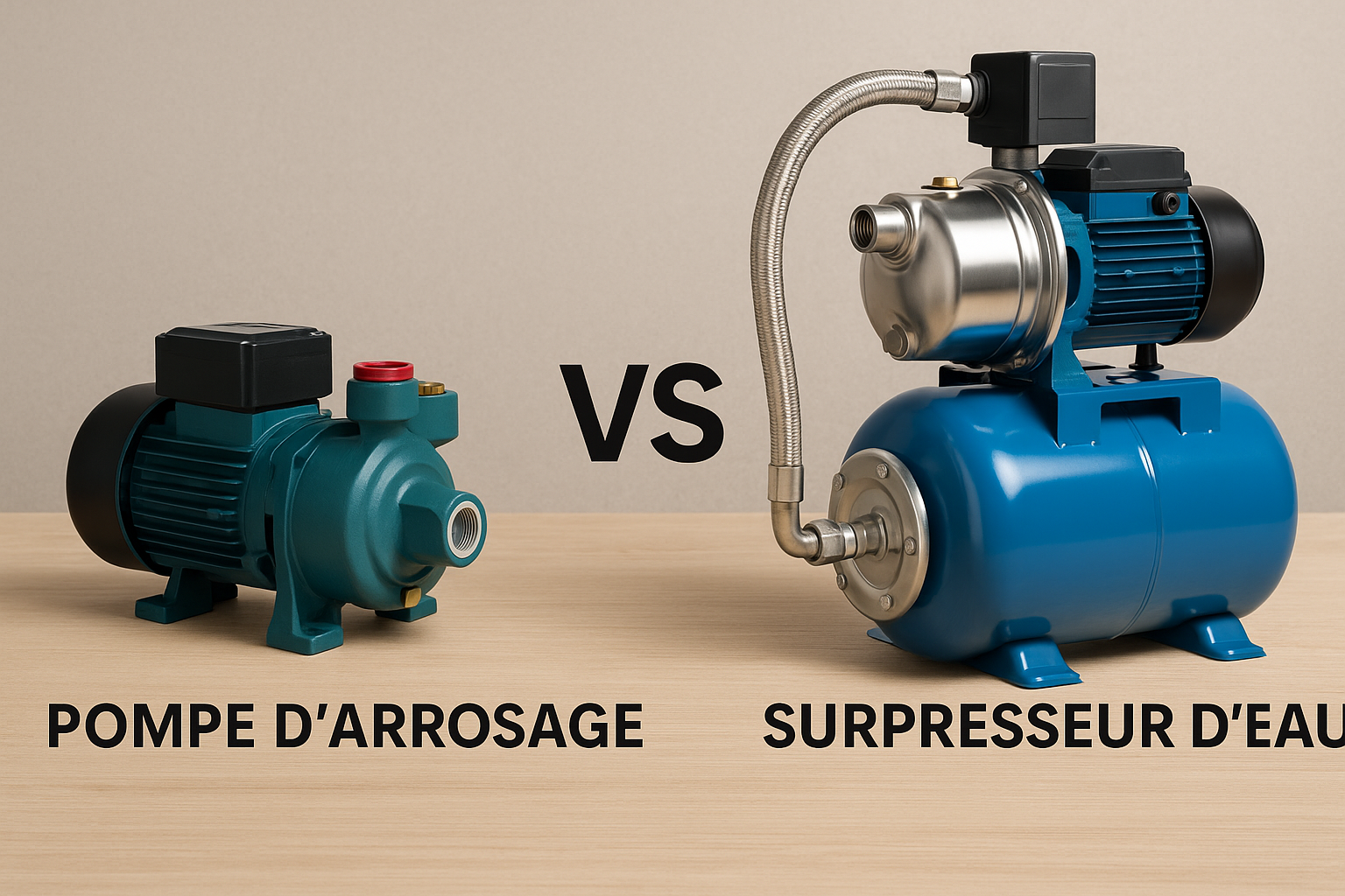 Différences entre pompe d'arrosage et surpresseur à eau — free download