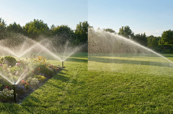 Turbine ou Tuyère : Comprendre la différence pour réussir son arrosage automatique